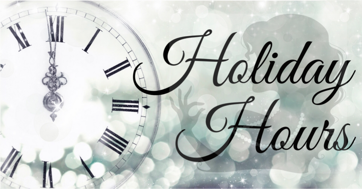 Holiday Hours and Calendar of Events One GlanceJewelry Supply & Design