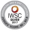 IWSC Awards 2017 Silver Winner Best London Dry Gin 