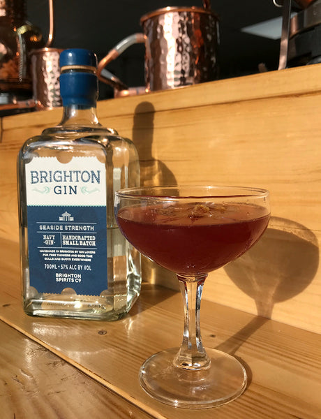 Frighton Gin made with Seaside Strength navy gin
