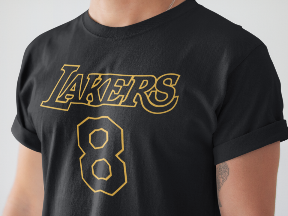 Download La Lakers Kobe Bryant T Shirt Tee Black Mamba 8 24 Playprintz