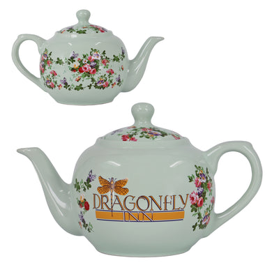 floral teapots