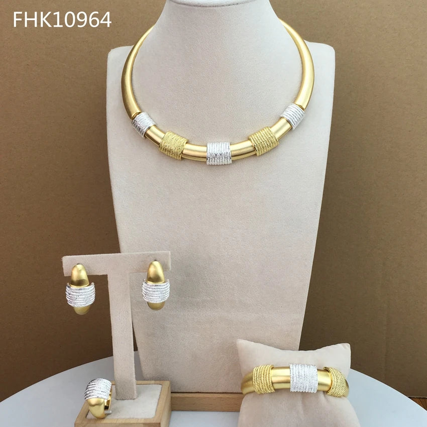 High Quality Dubai  Jewelry Sets Exquisite Jewelry Sets Necklace