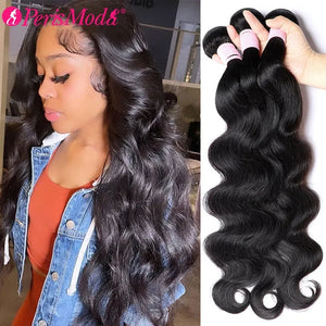 PerisModa |30 Inch Body Wave Bundles Human Hair Brazilian ( 3PACK) - Nellie's Way Beauty, Inc.