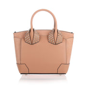 Eloise small beige leather bag