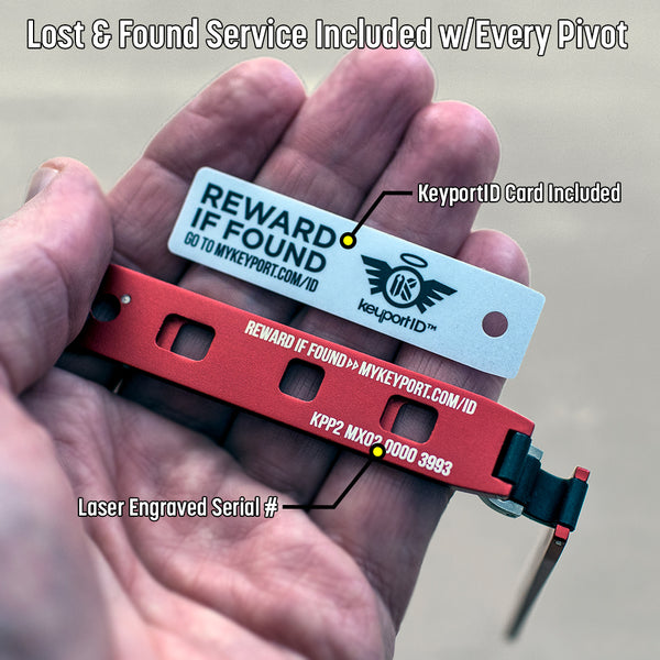 Exclusive KeyportID Lost and Found Service for Keyport Pivot and Keyport Slide