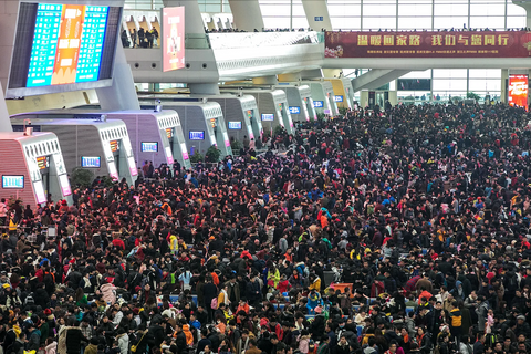 Getting a head start on Chinese New Year travel is why some factory workers leave nearly a week early.