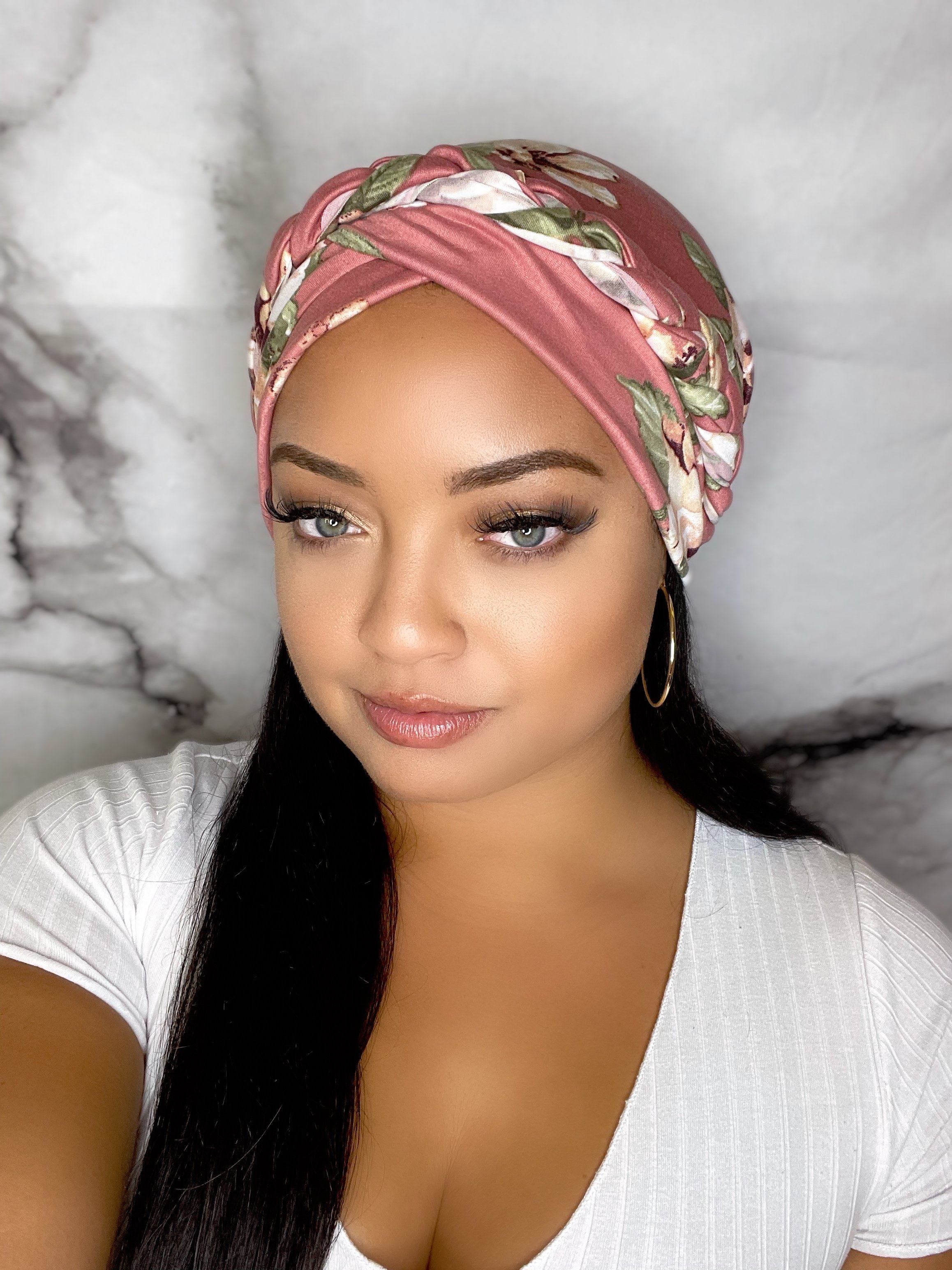 Pink Lily Headwrap - Tarè Beauty product image