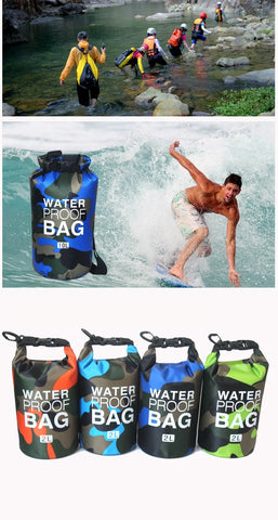 2-30 liter water bag for boating, rafting, kayaking, fishing, swimming, camping, hunting, canoeing, mountaineering / Minikauf.ch