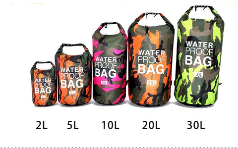 2-30 Liter Wassersack Tasche zum Bootfahren, Rafting, Kajak, Angeln, Schwimmen, Camping, Jagen, Kanu, Bergsteigen / Minikauf.ch
