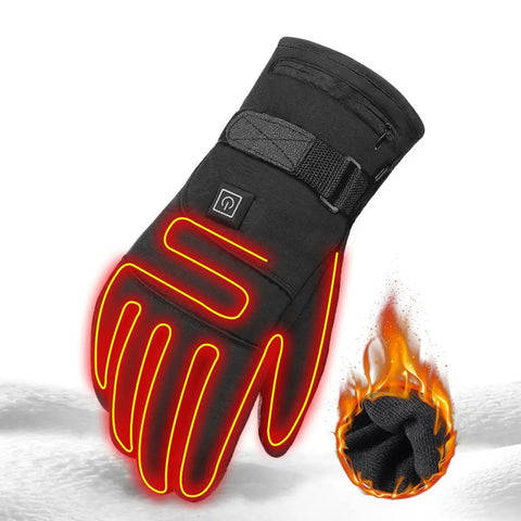 Heated gloves with 2 batteries / Minikauf.ch