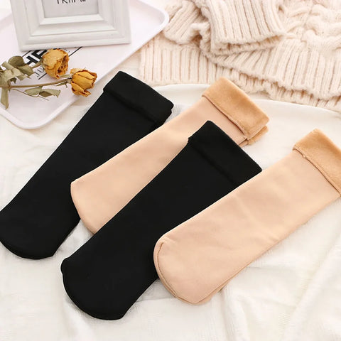 Plain thermal winter socks / Minikauf.ch