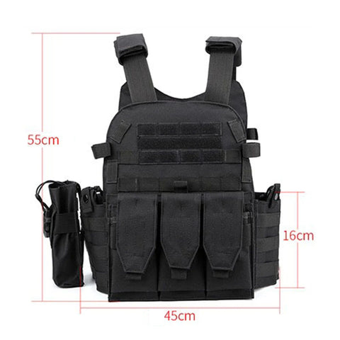 Adjustable paintball vest with pockets / Minikauf.ch