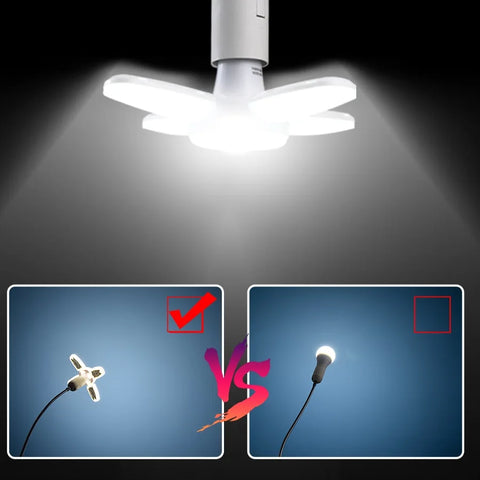 Foldable LED ceiling fan lamp / Minikauf.ch