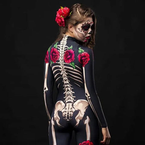 Creepy Rose Skeleton Halloween Costume / Minikauf.ch