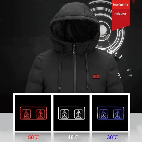 Intelligent heated thermal jacket, 11 zones / Minikauf.ch