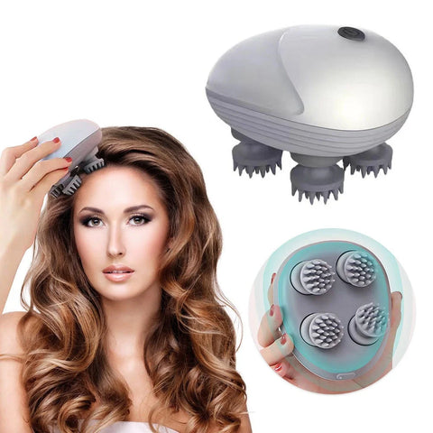 Head crawler scalp massage device, white / Minikauf.ch