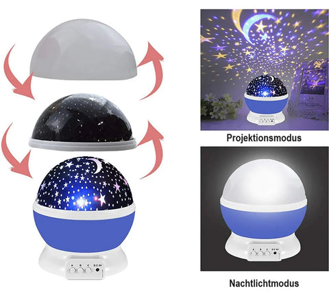 LED starry sky night light projector / Minikauf.ch