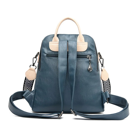 Leather fashion backpack / Minikauf.ch