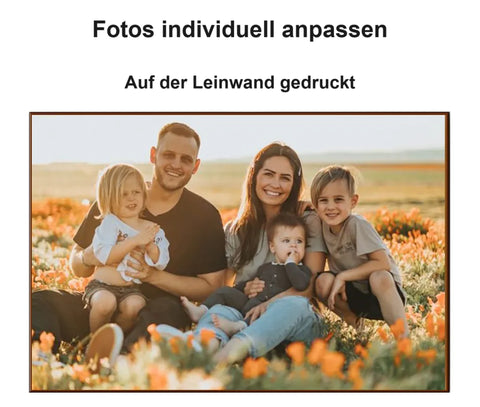 Personalisiertes HD Poster mit Foto und Holz Bilderrahmen / Minikauf.ch