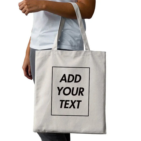 Personalisierte Tasche mit individuellem Textdruck oder Foto / Minikauf.ch