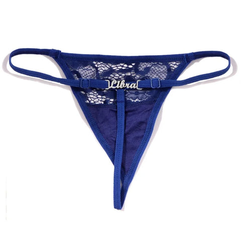 Personalized G-string thong with name, blue / Minikauf.ch