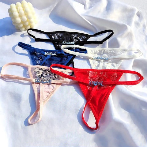Personalized G-string thong with name / Minikauf.ch