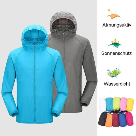 Waterproof rain & wind jacket with pocket / Minikauf.ch