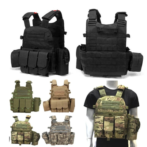 Adjustable paintball vest with pockets / Minikauf.ch