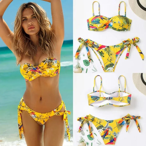 Bikini "Tropical" backless / Minikauf.ch