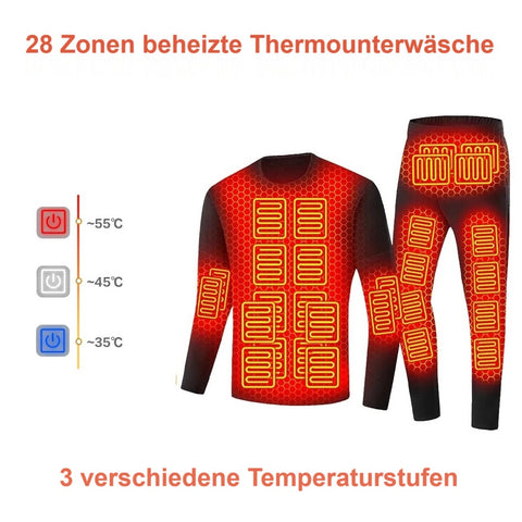 Heated USB thermal underwear suit / Minikauf.ch