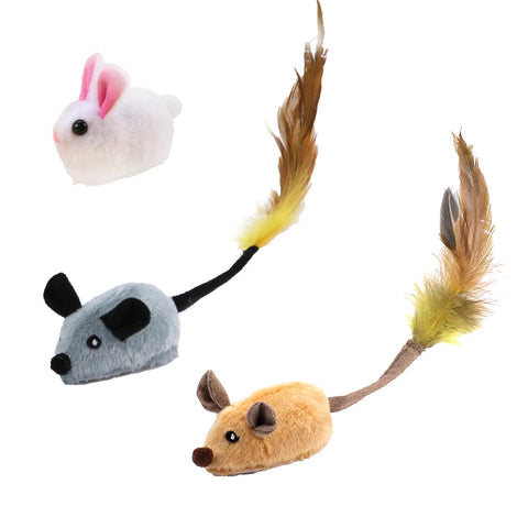 Interactive cat toys, moving mouse, hamster & rabbit / Minikauf.ch