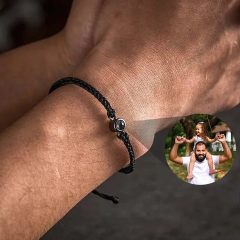 Individual projection bracelet with photo / Minikauf.ch