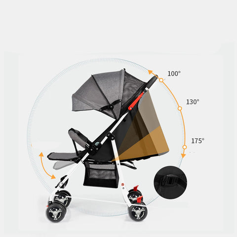 Leichter Baby Reisebuggy 2-in-1 – Faltbarer Kinderwagen / Minikauf.ch