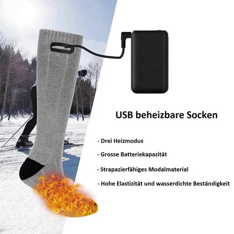 USB heated socks / Minikauf.ch