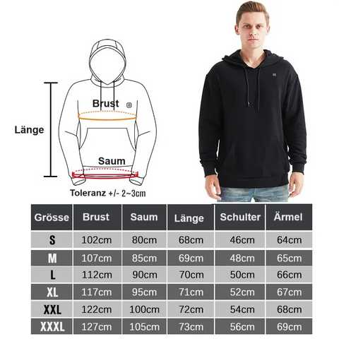 Heated lifestyle hoodie / Minikauf.ch