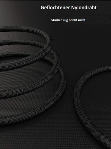 Magnetic USB charging cable, nylon fabric / Minikauf.ch