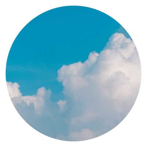 Restowrap Sticker of Modern Blue Clouds Wall Sticker