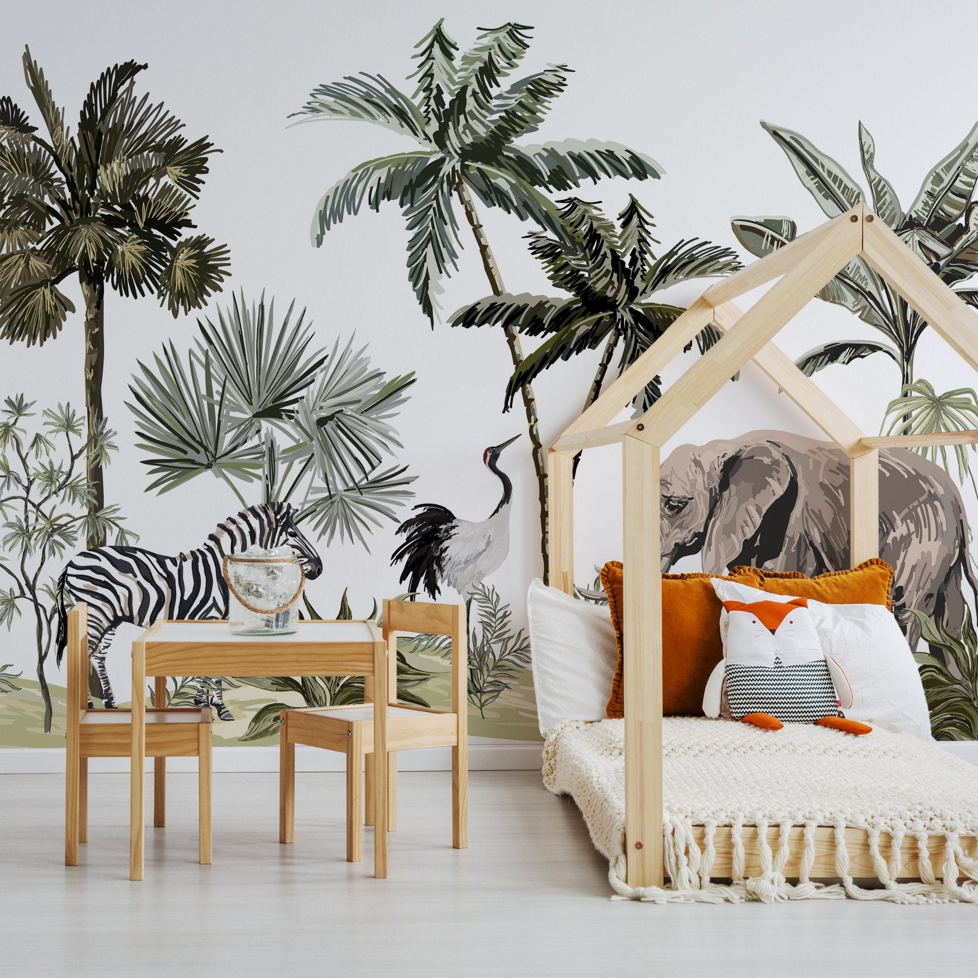 Safari Wallpaper Mural | Removable Wallpaper | Free UK Shipping ...