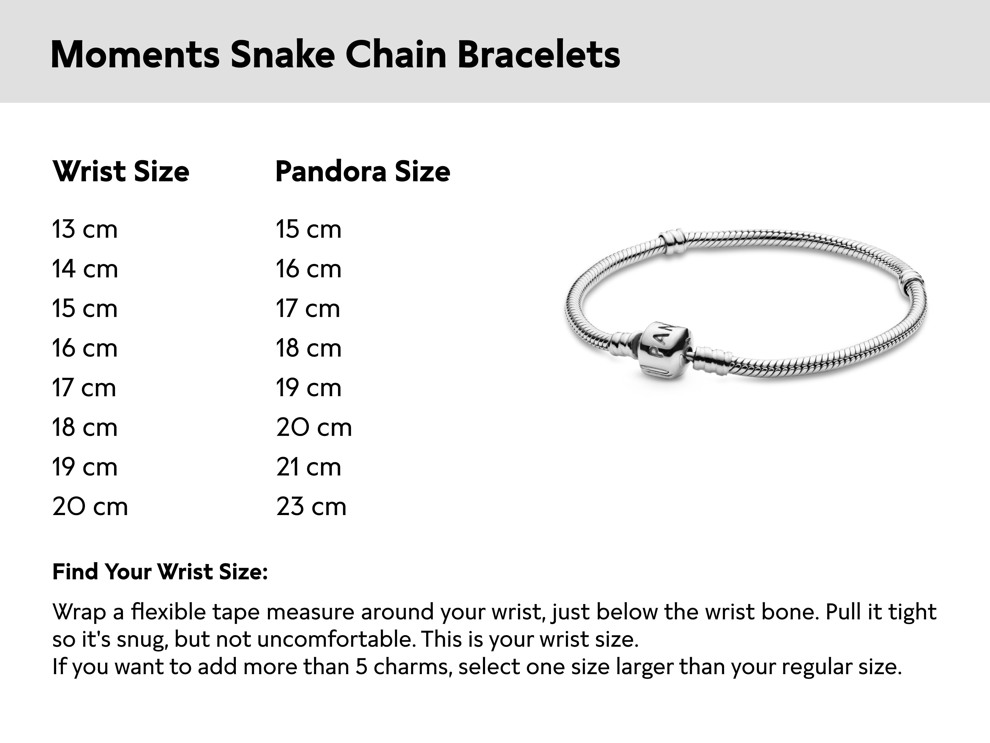 Ring, Necklace & Bracelet Sizing Guides