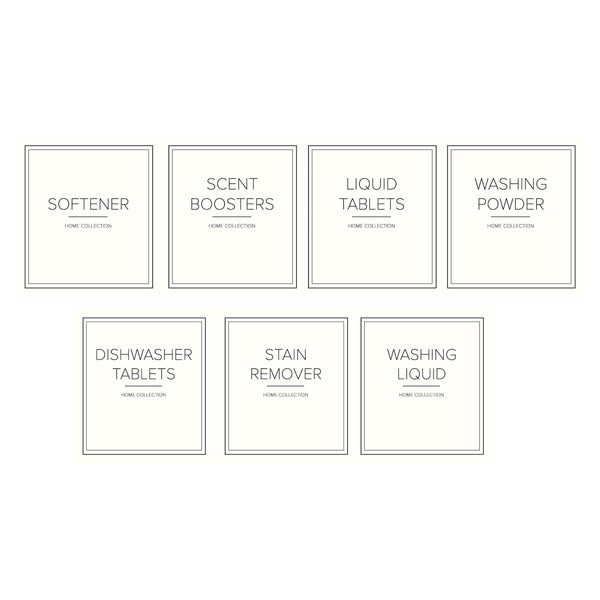 Home White Laundry Labels – Kath&Kin