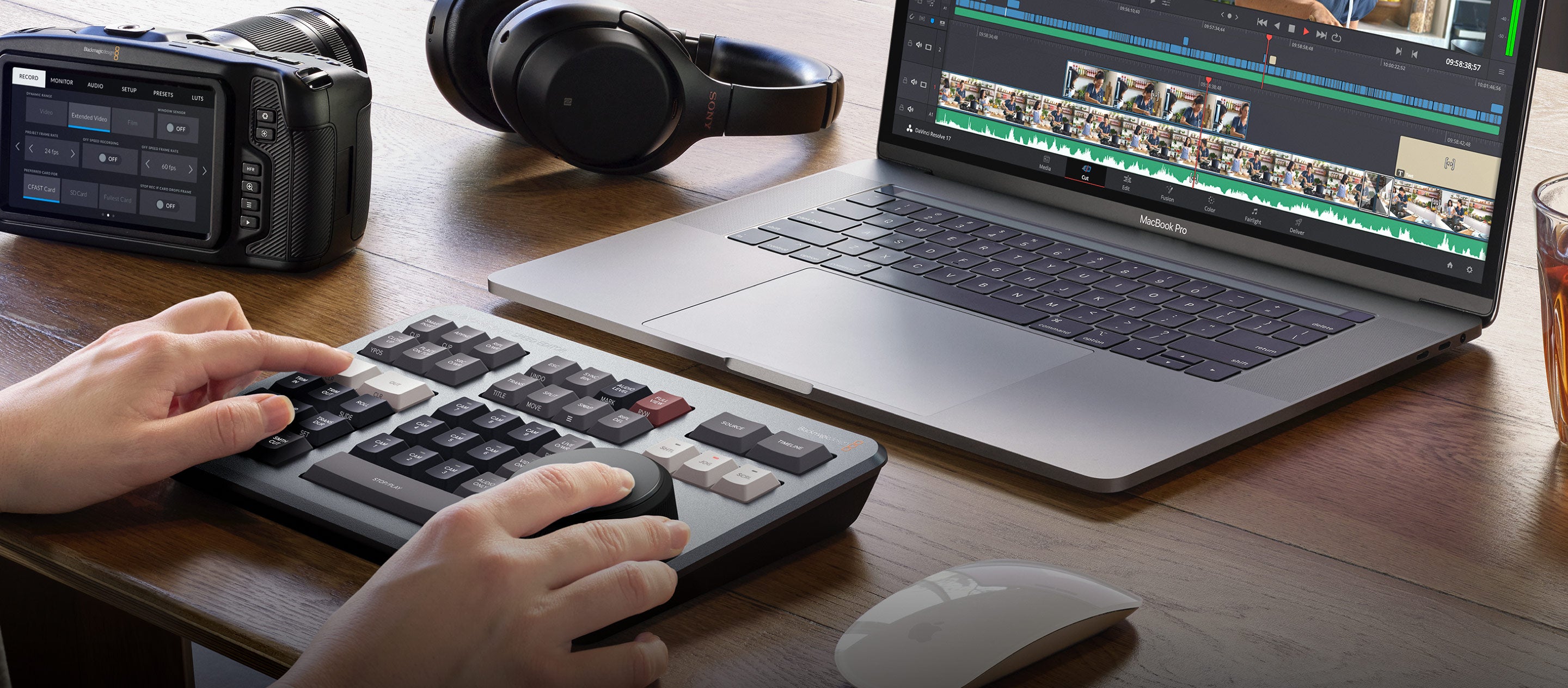 Blackmagic DaVinci Resolve keyboard