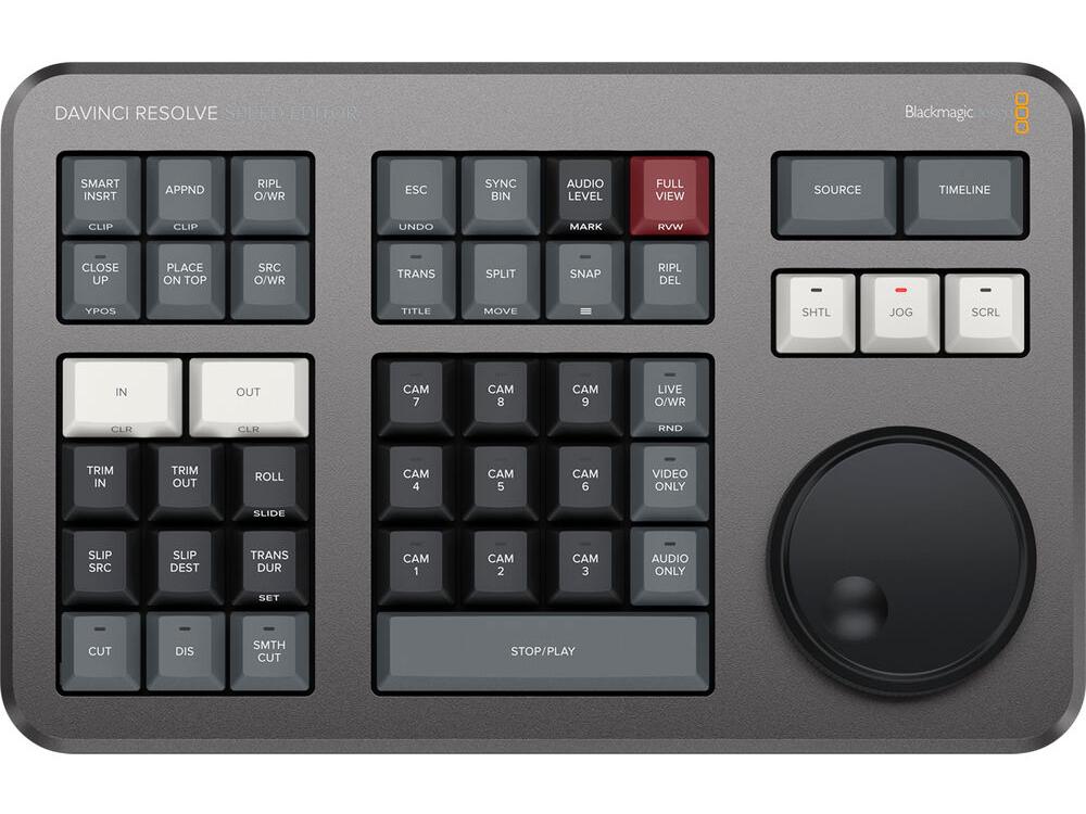 blackmagic davinci resolve speed editor