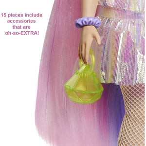 Barbie Extra Fashion Curvi Long Hair Mascota Y Accesorios