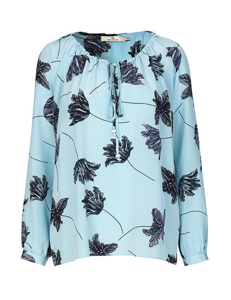 Charlotte Sparre – 1513 Pearl blouse Tulippa Blue