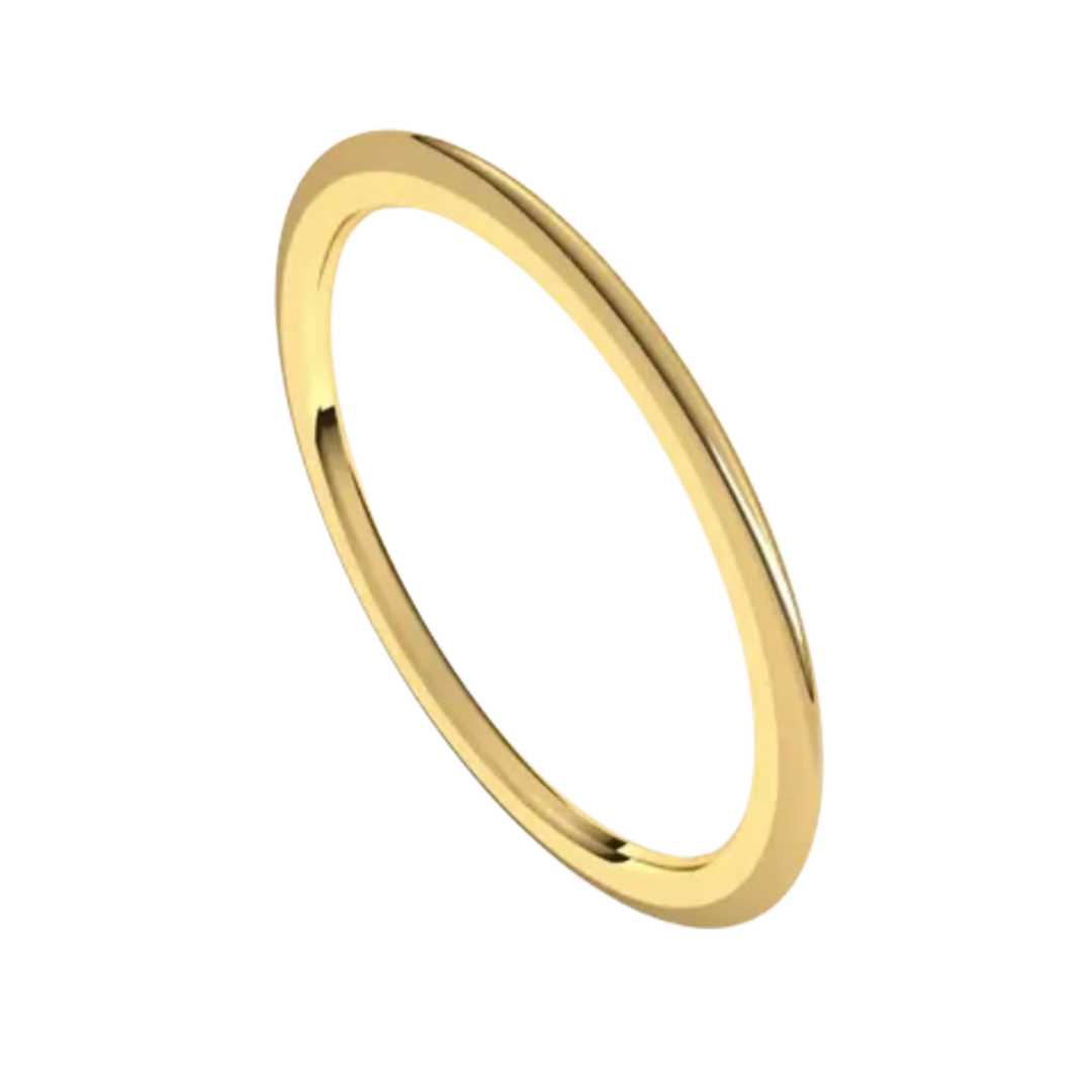 plain gold ring