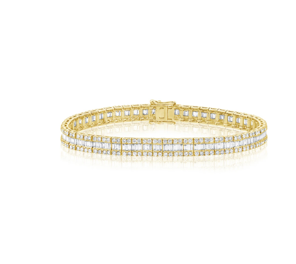 baguette diamond bracelet