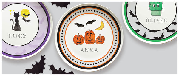 Halloween Personalized Plates