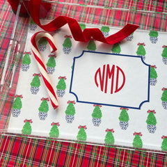 Monogrammed Serving Tray