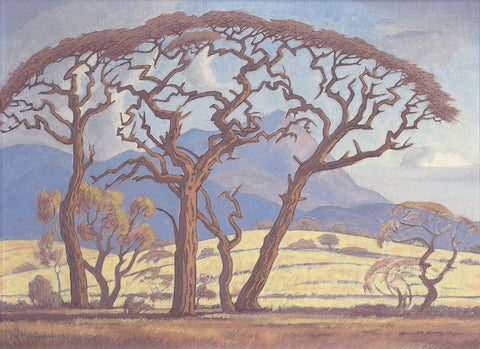 Jacobus Hendrik Pierneef - South African Landscape Trees (1930s