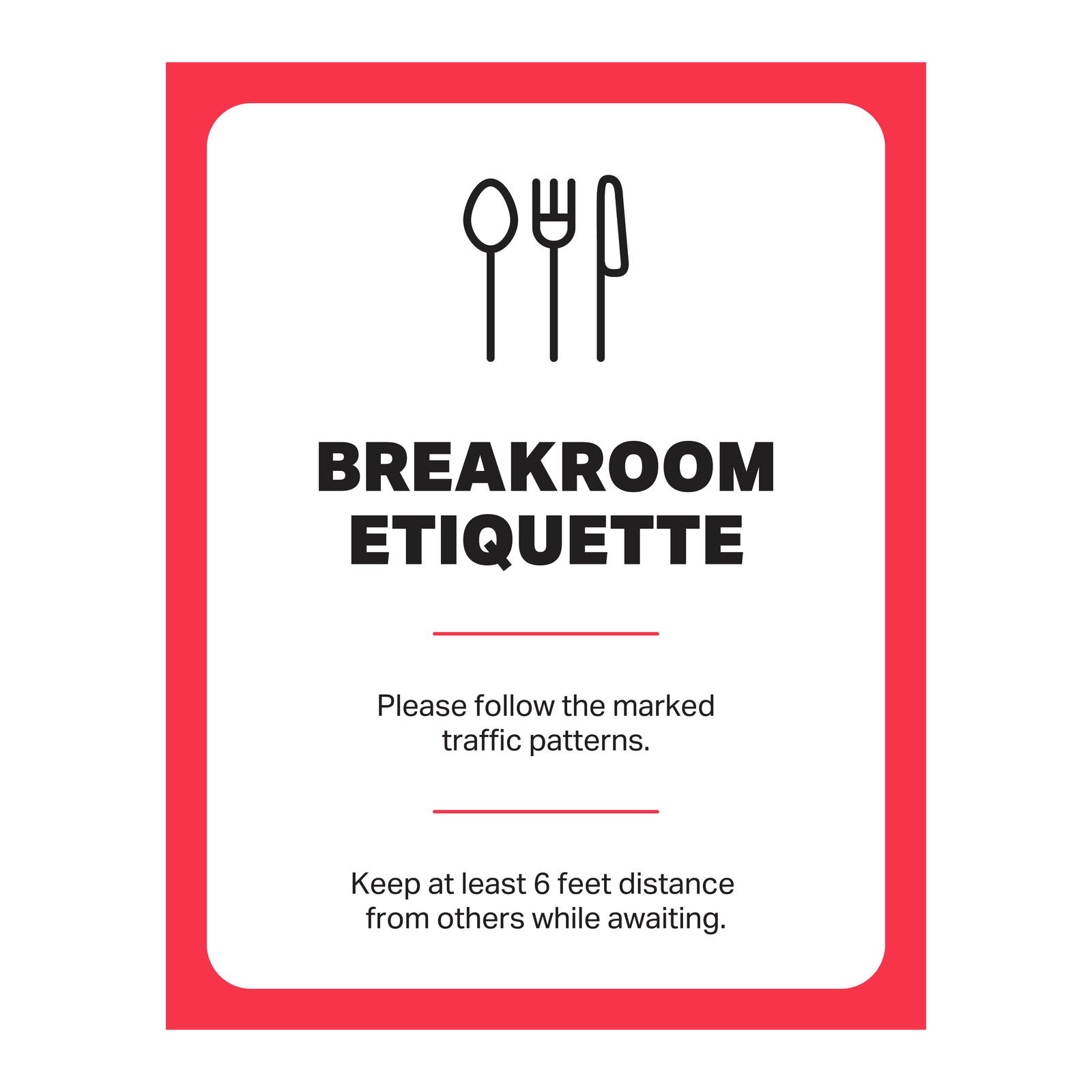 break room etiquette